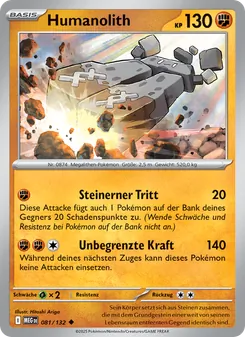 Humanolith, Mega-Entwicklung No. 081 Normal