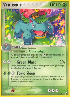 Venusaur, Crystal Guardians No. 28 Normal