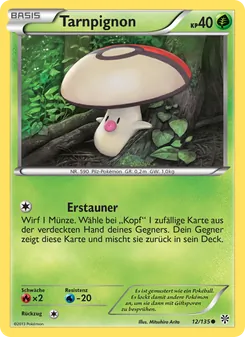 Tarnpignon, Plasma-Sturm Nº 12 Normal