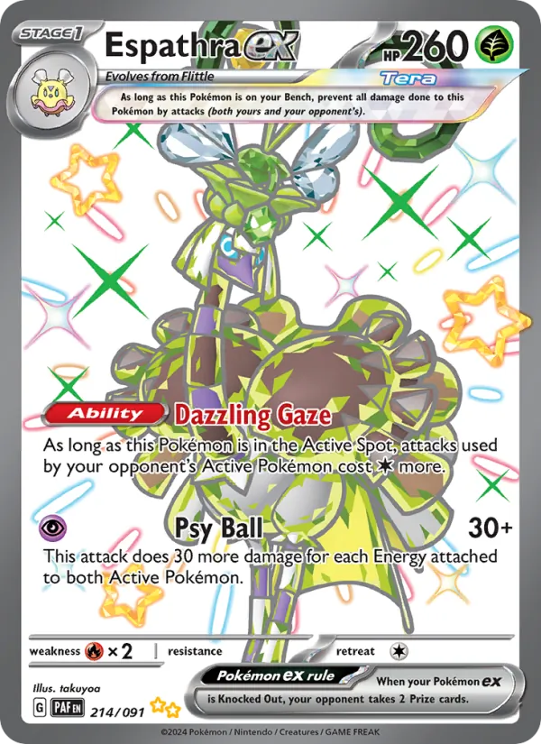 Espathra ex, Paldean Fates Nº 214