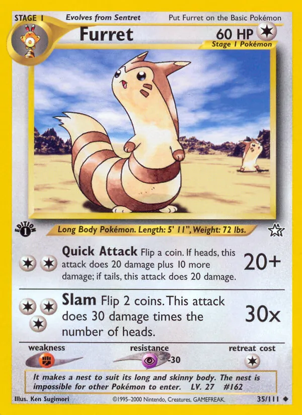 Furret, Neo Genesis No. 35