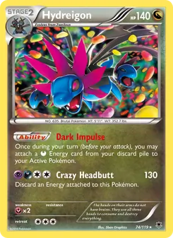 Hydreigon, Phantom Forces No. 74 Normal
