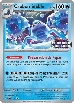 Crabominable, SVP Black Star Promos No. 134 Holo