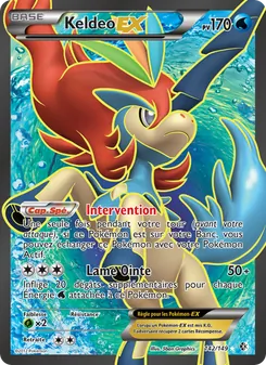 Keldeo EX, Frontières Franchies Nº 142 Normal