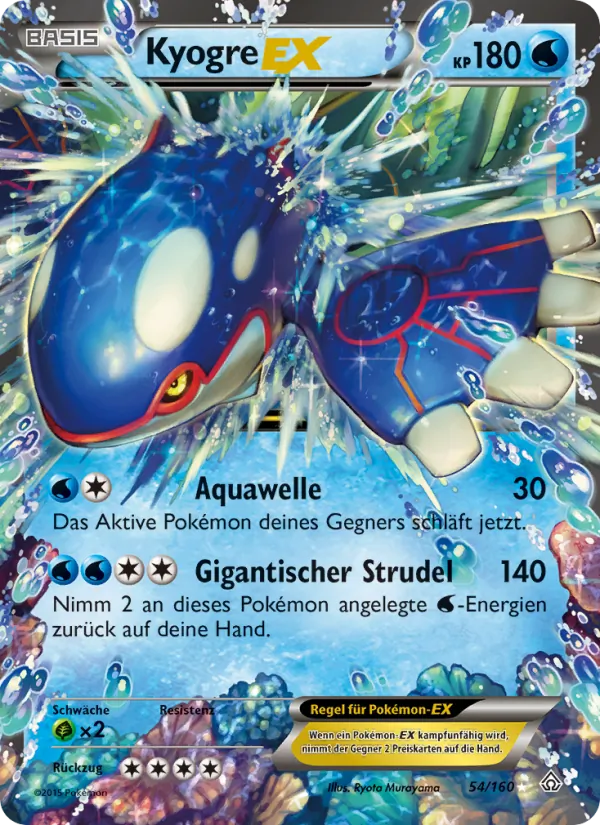 Kyogre EX, Protoshock No. 54