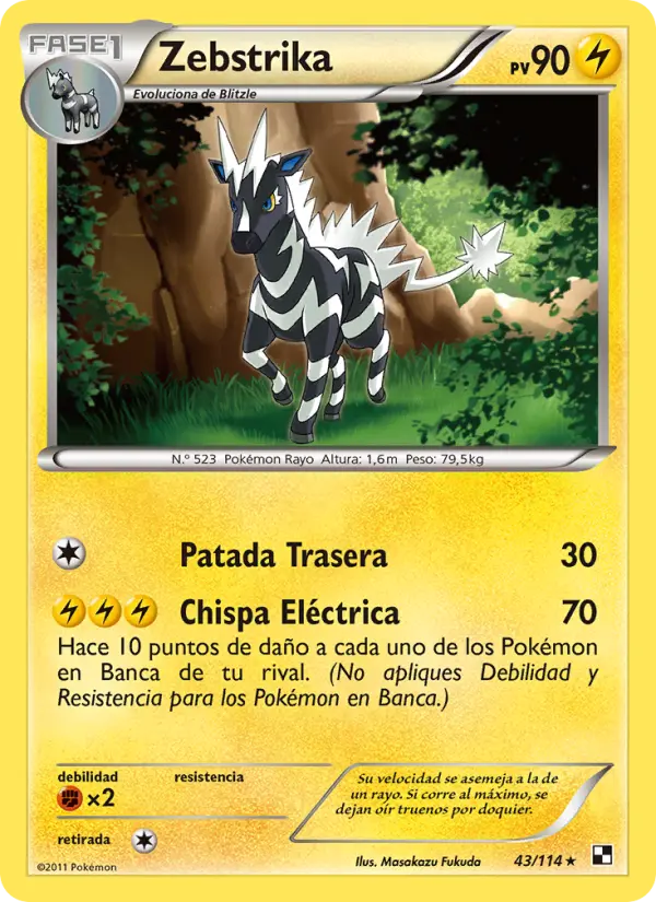 Zebstrika, Negro y Blanco Nº 43