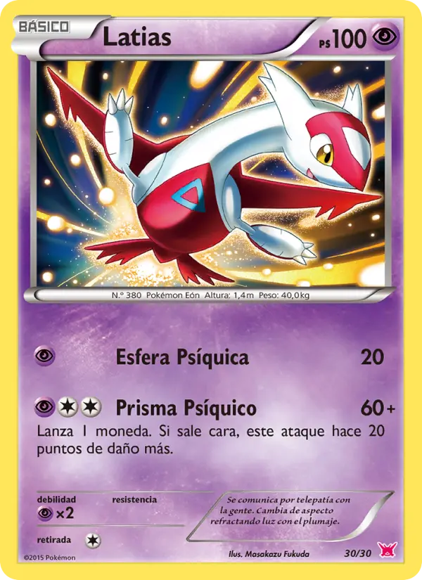 Latias, Kit de Entrenador XY (Latias) No. 30