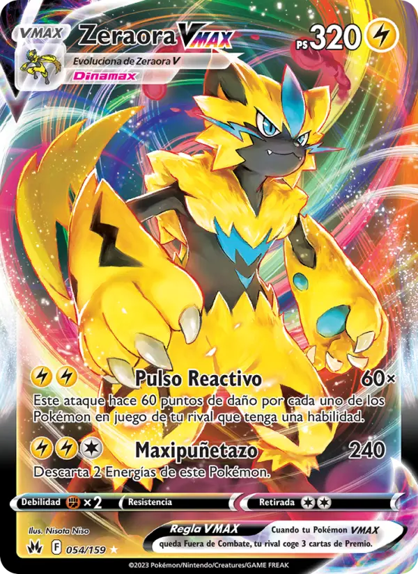 Zeraora VMAX, Cenit Supremo Nº 054