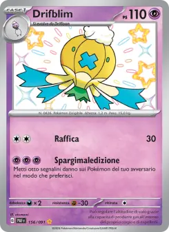 Drifblim, Destino di Paldea Nº 156 Holo