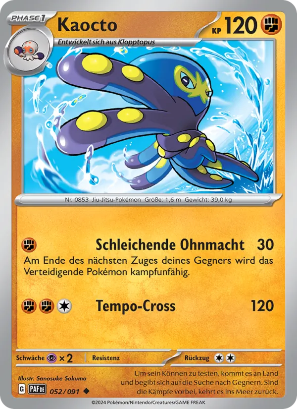 Kaocto, Paldeas Schicksale Nº 052