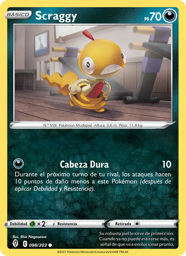 Scraggy, Cielos Evolutivos Nº 98