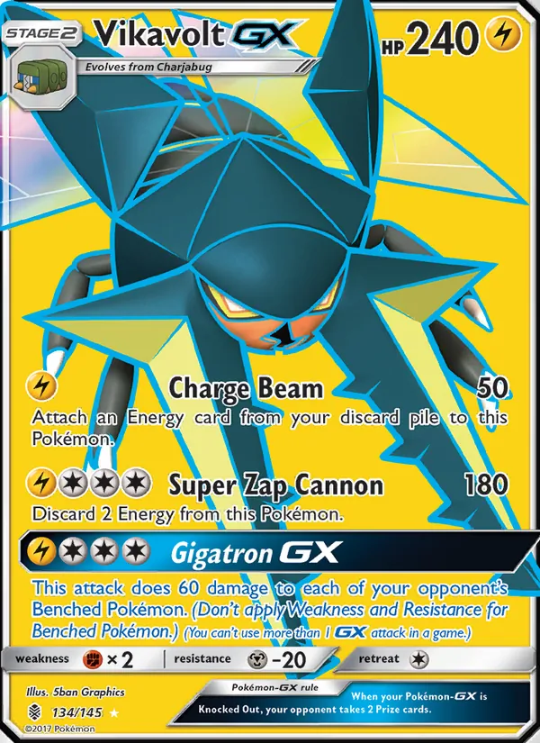 Vikavolt GX, Guardians Rising No. 134