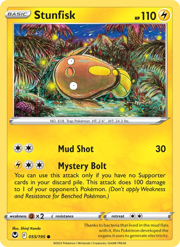 Stunfisk, Silver Tempest No. 055