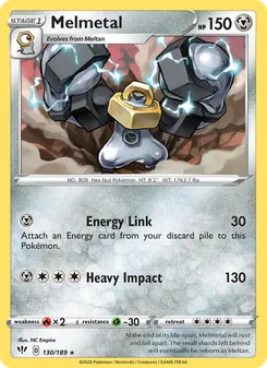 Melmetal, Darkness Ablaze Nº 130 Normal