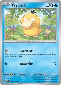 Psyduck, 151 No. 054 Normal