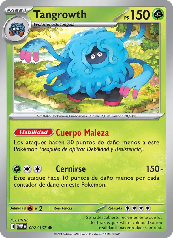 Tangrowth, Mascarada Crepuscular No. 002
