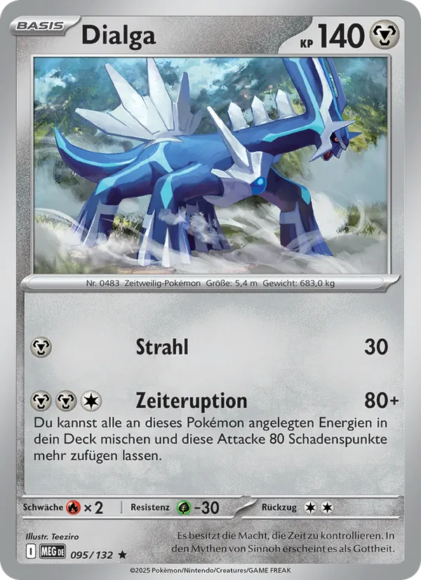 Dialga, Mega-Entwicklung Nº 095