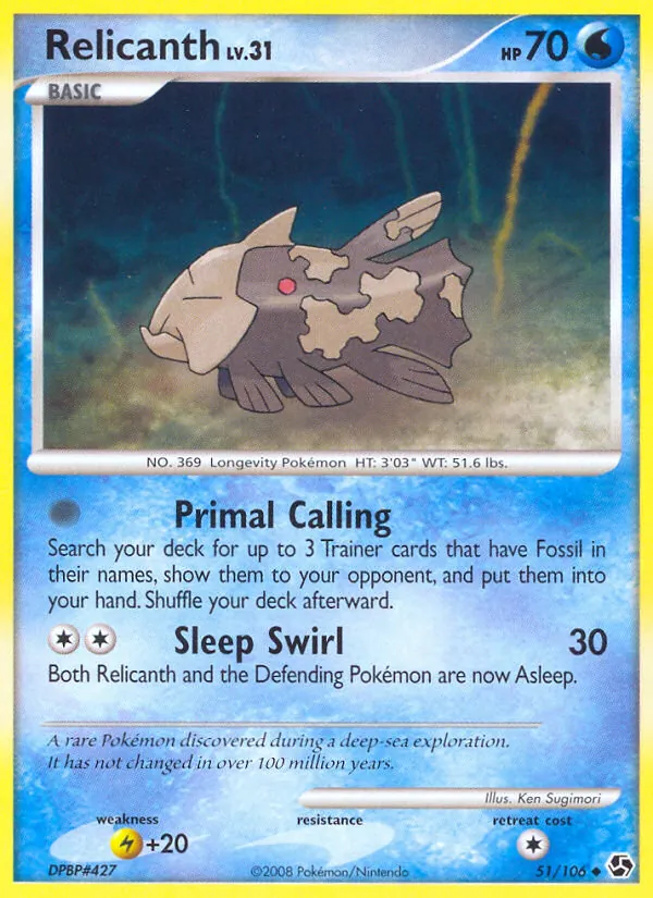 Relicanth, Great Encounters No. 51