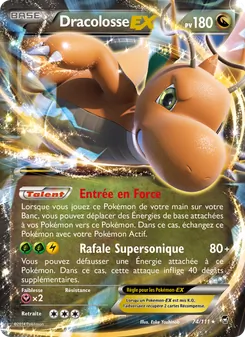 Dracolosse EX, Poings Furieux No. 74 Normal