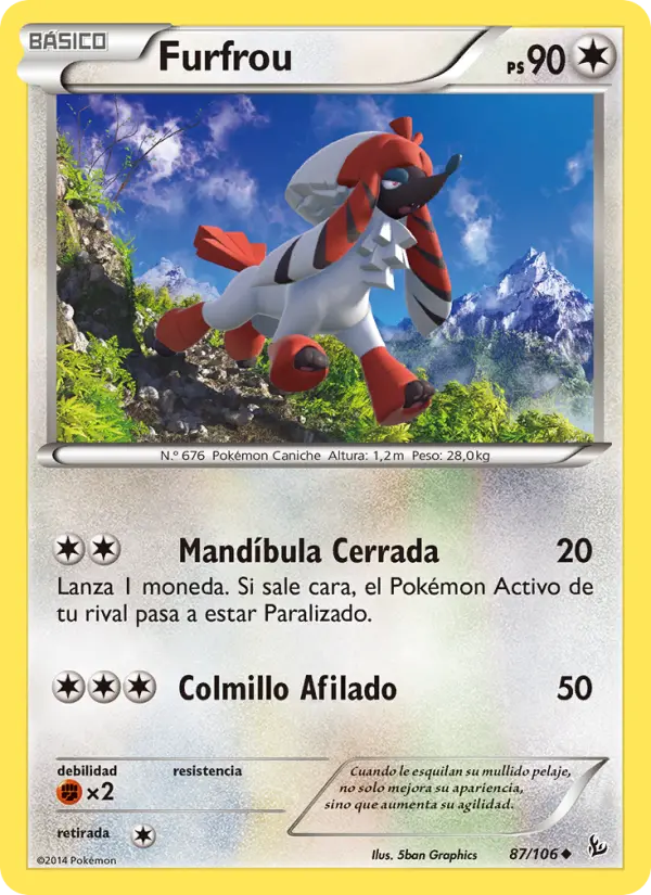 Furfrou, Destellos de Fuego No. 87