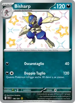 Bisharp, Destino di Paldea Nº 186 Holo