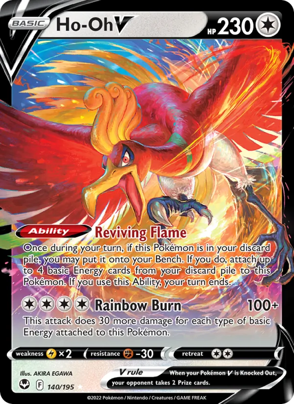 Ho-Oh V, Silver Tempest No. 140