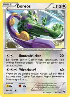 Boreos, Fliegende Fäuste No. 86 Normal