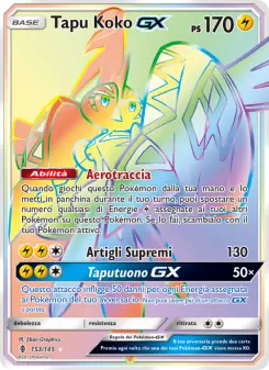Tapu Koko GX, Guardiani Nascenti No. 153 Normal