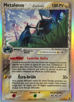 Metalosse δ, EX Espèces Delta Nº 11 Holo