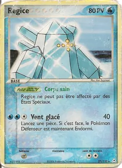 Regice, EX Fantômes Holon Nº 27 Normal