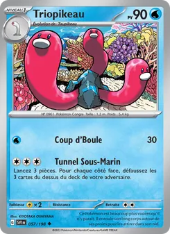 Triopikeau, Écarlate et Violet No. 057 Normal
