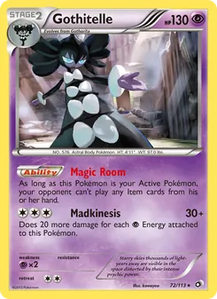 Gothitelle, Legendary Treasures No. 72 Normal