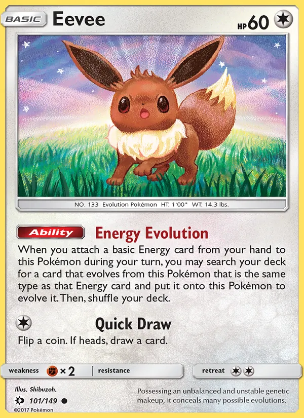 Eevee, Sun & Moon No. 101
