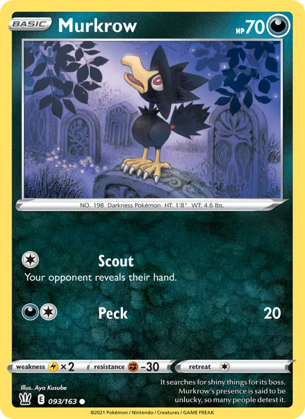 Murkrow, Battle Styles No. 93