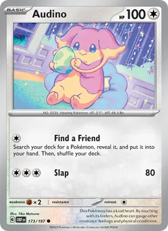 Audino, Obsidian Flames Nº 173 Normal