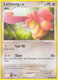 Lickitung, Majestic Dawn No. 39 Normal
