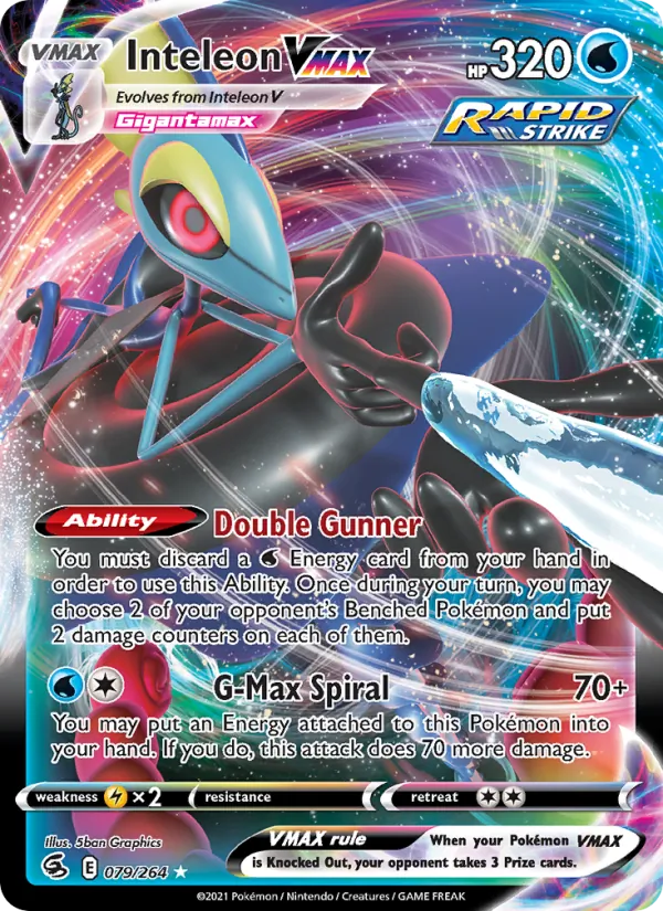 Inteleon VMAX, Fusion Strike No. 79