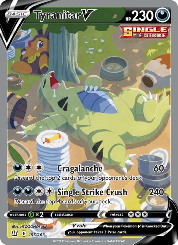 Tyranitar V, Battle Styles No. 155