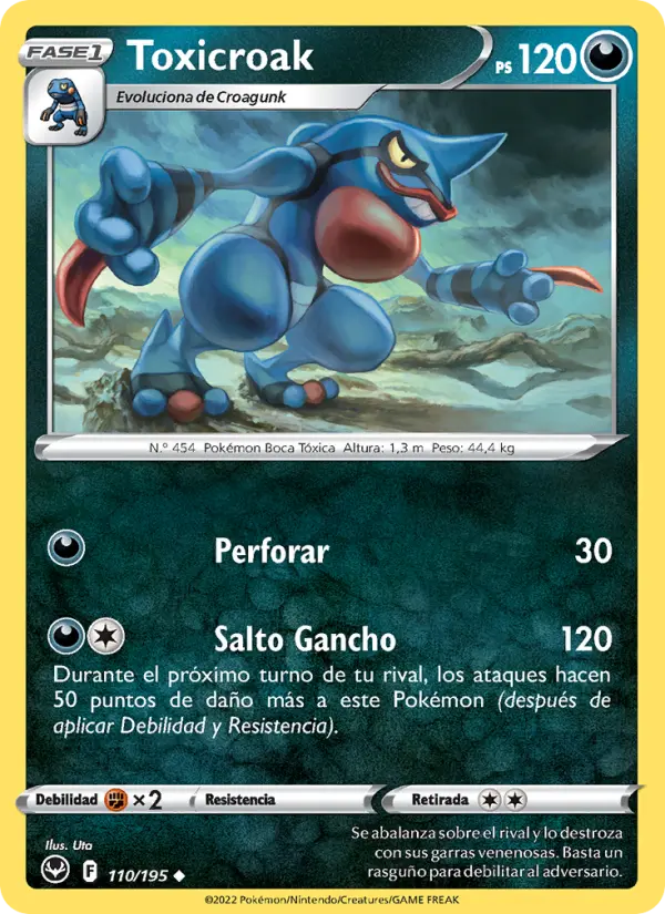 Toxicroak, Tempestad Plateada Nº 110