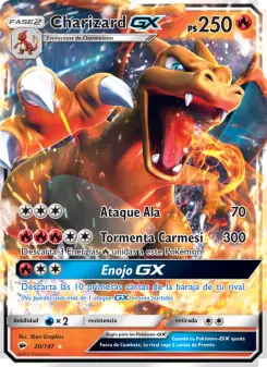 Charizard GX, Sombras Ardientes No. 20 Holo