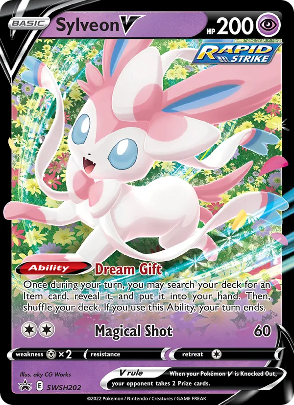 Sylveon V, SWSH Black Star Promos No. SWSH202