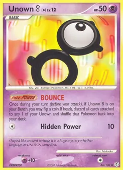 Unown B, Diamond & Pearl Nº 66 Normal