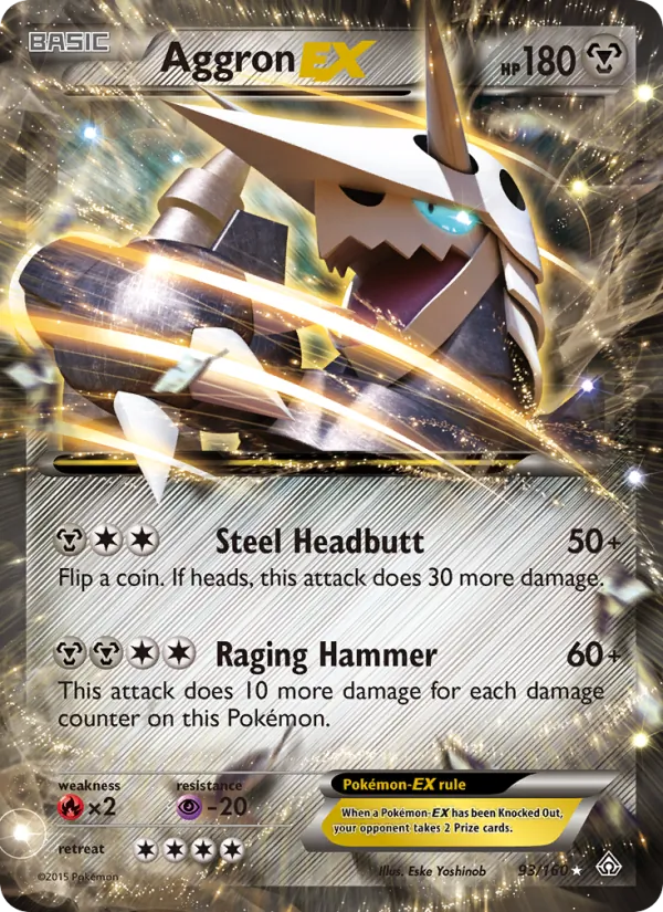 Aggron EX, Primal Clash Nº 93