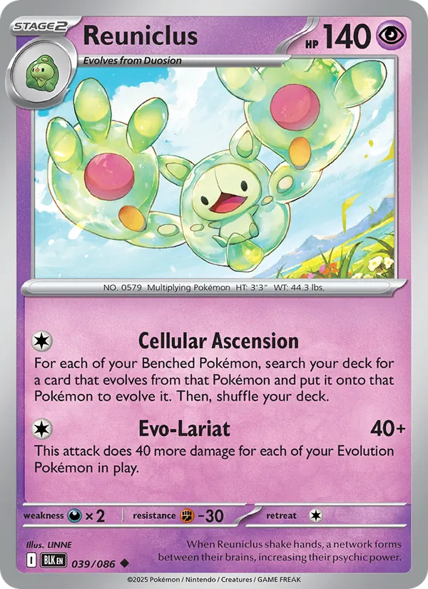 Reuniclus, Black Bolt Nº 039