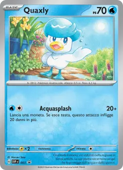 Quaxly, SVP Black Star Promos No. 003 Holo