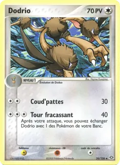 Dodrio, EX Émeraude Nº 26 Normal