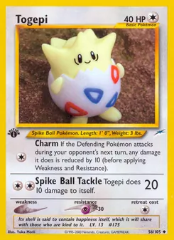 Togepi, Neo Destiny Nº 56 Normal