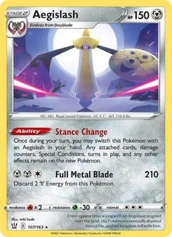 Aegislash, Battle Styles Nº 107 Holo