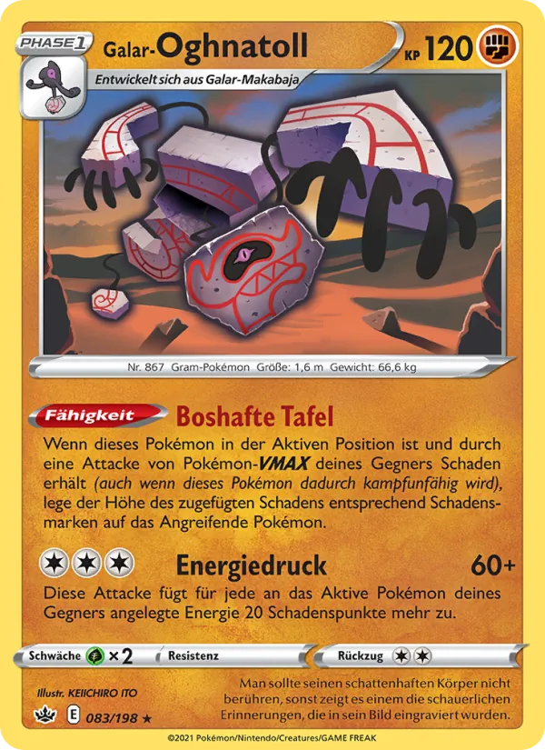 Galar-Oghnatoll, Schaurige Herrschaft No. 83