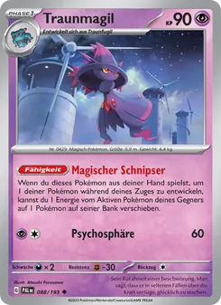 Traunmagil, Entwicklungen in Paldea No. 088 Normal